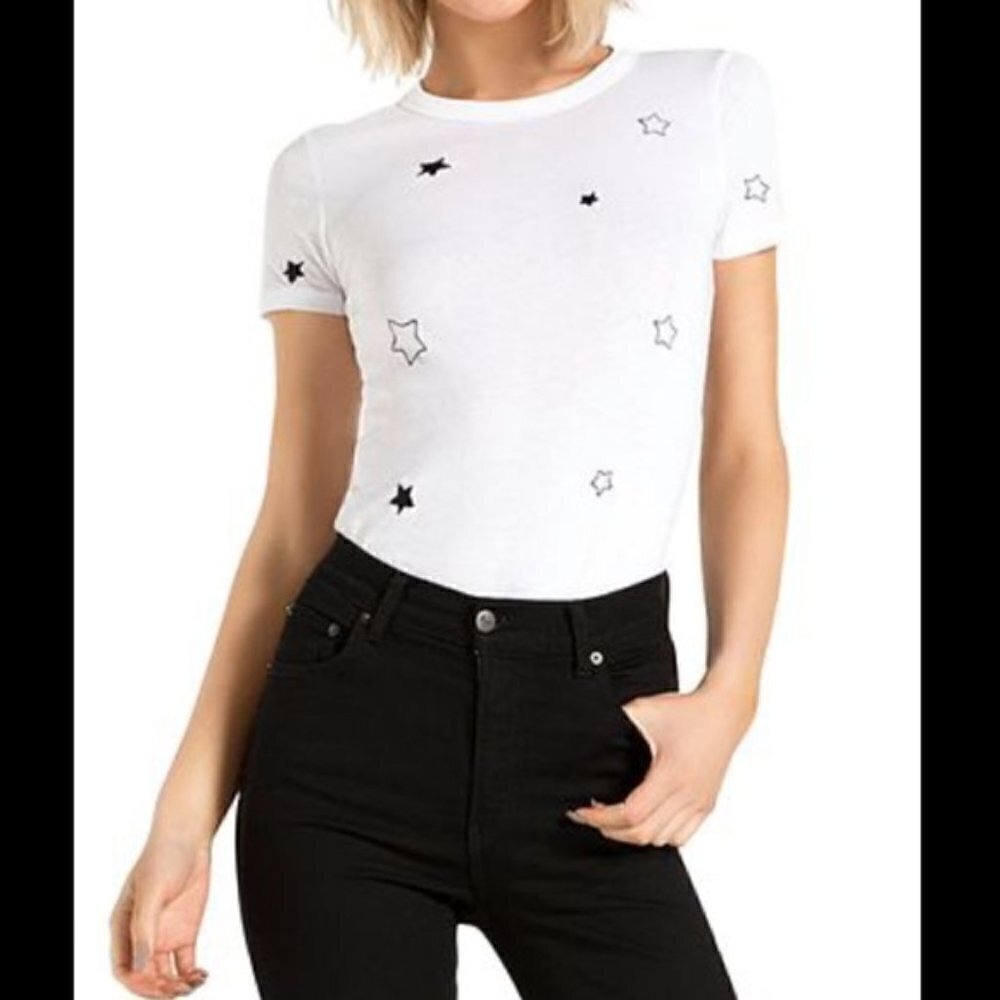n:philanthropy White Palmer Star Bodysuit Tee - Picture 2 of 14